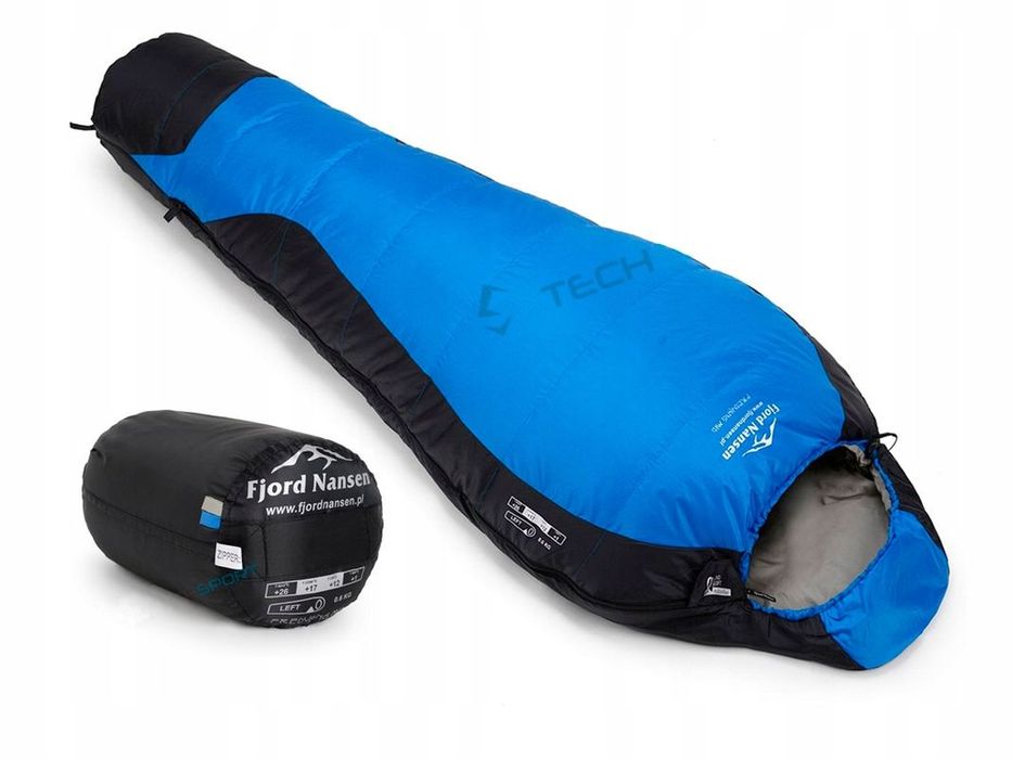 Ultralekki Śpiwor Fjord Nansen Fredvang Xl 0,75kg | Zamek Lewy
