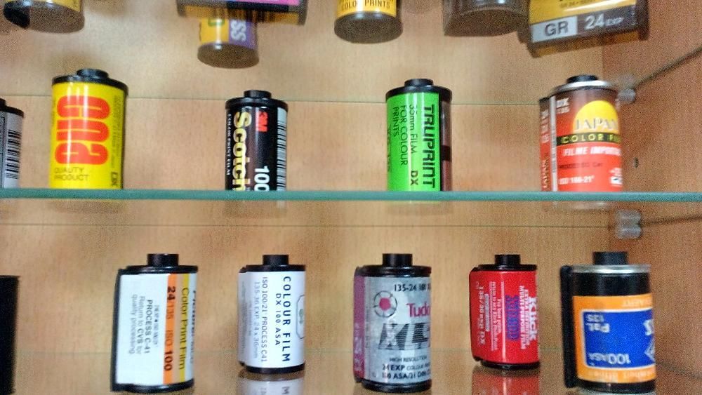 Rolos Fotográficos de 35mm vazios