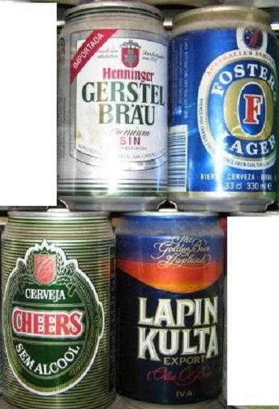Colecção Latas Cerveja 6 (Tennents/Super Bock/Cruz Campo)