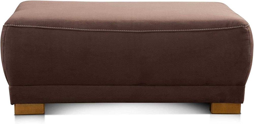 Pufa do salonu 100x40x66 cm brąz Cavadore Modeo NOWA