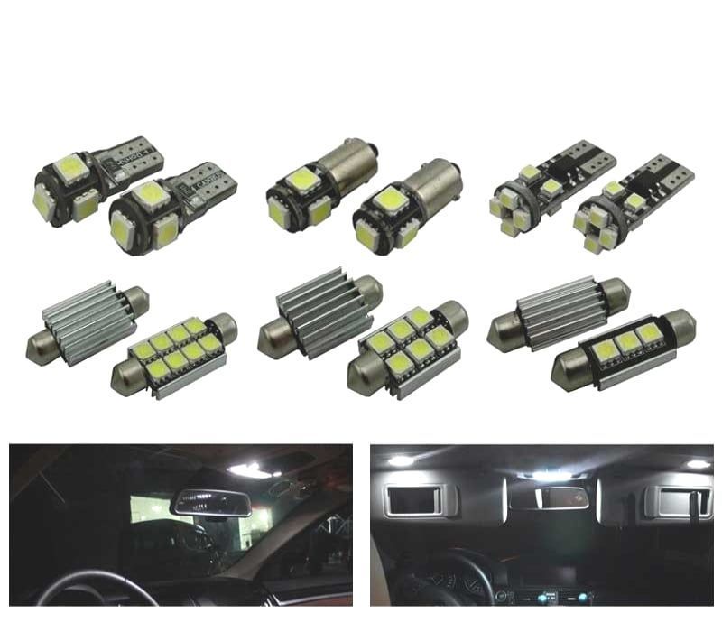 KIT COMPLETO 18 LAMPADAS LED INTERIOR PARA BMW SERIE 3 F30 F35 F80 320I 328I 335I 340I XDRIVE ACTIVE