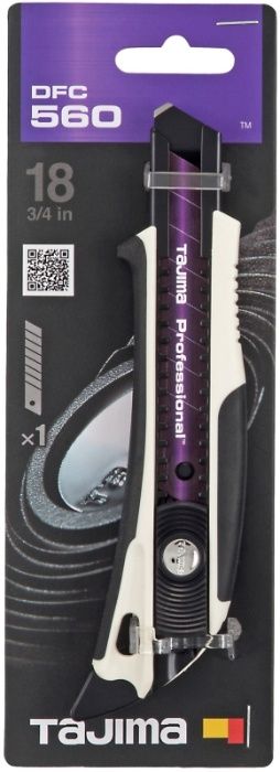 Nóż 18 mm z płetwą DFC 560 Tajima Professional z funkcją wkrętaka
