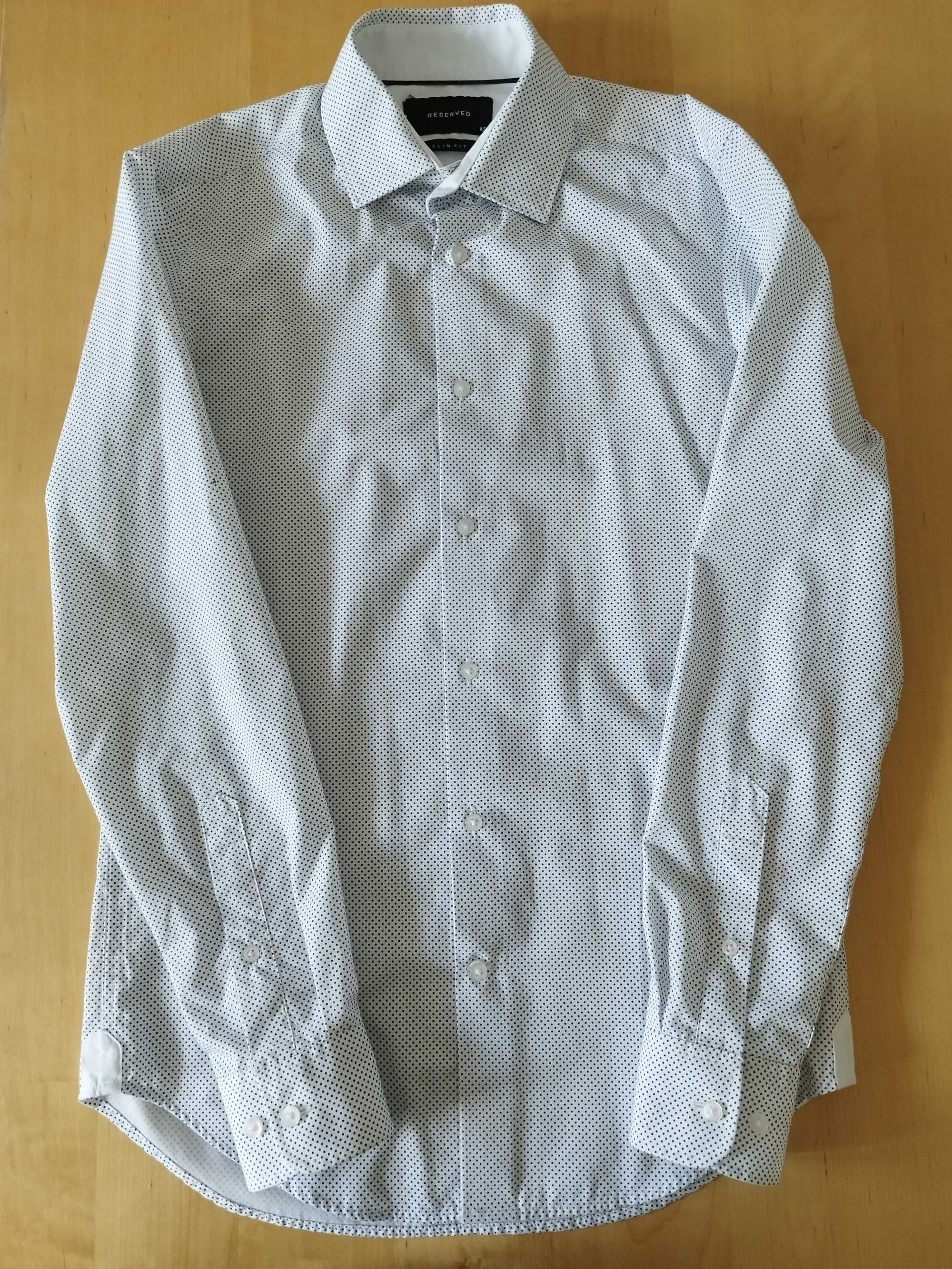 Reserved biała koszula slim fit rozmiar XS 170 cm
