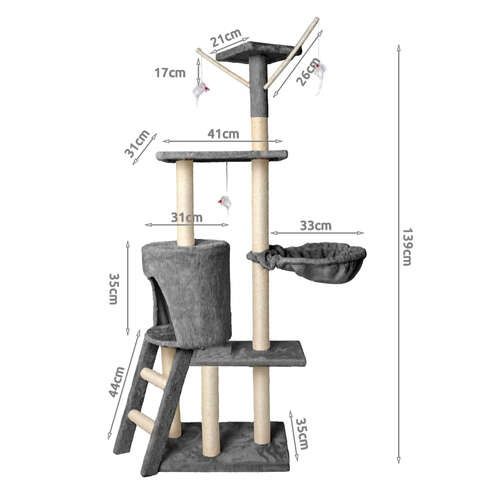 Bardzo duży drapak dla kota 138cm