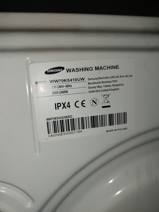 Na części Pralka Samsung Ecobubble