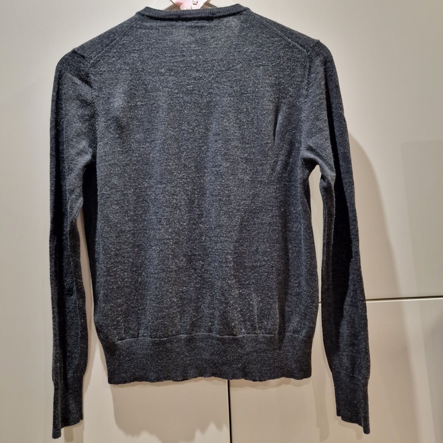 Swetr rozpinany uniqlo 38 m wełna wool merino Tiger of Sweden