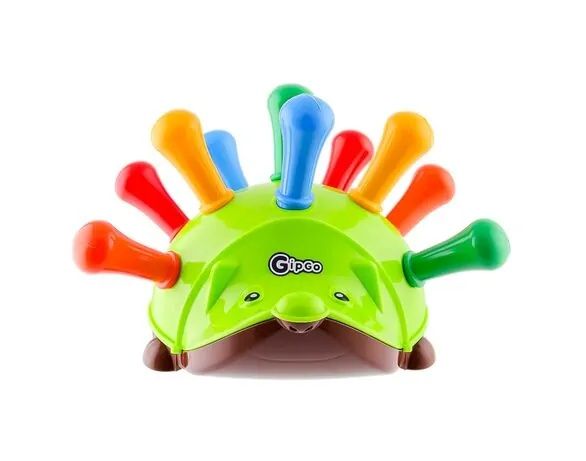 Сортер їжачок з паличками на колесах,сортер ежик с палочками,каталка