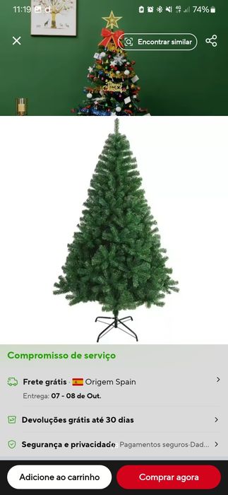 Árvore de natal nova
