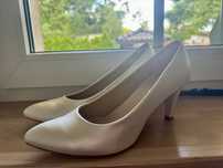 Buty ślubne perłowe Brilu rozmiar 41