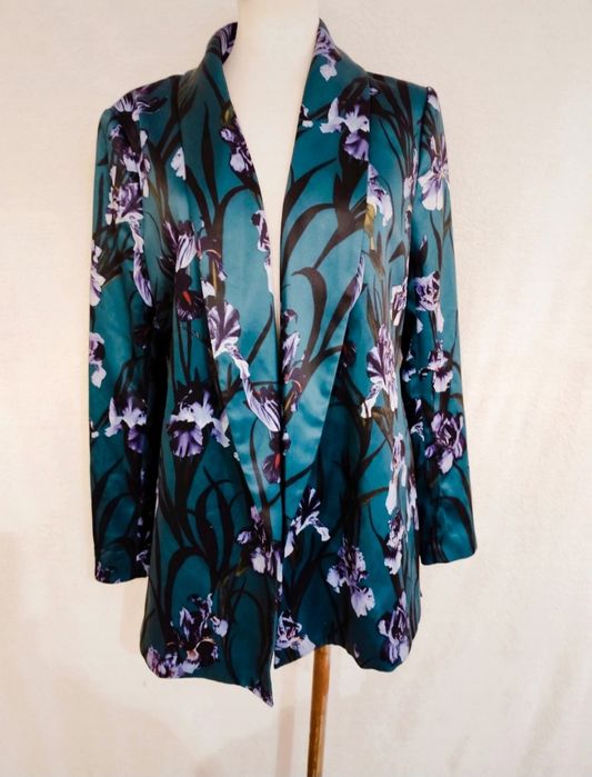 Marynarka H&M r 40 irysy satynowa poszukiwana