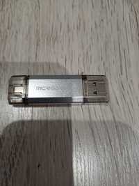 Pamìęć USB/USB-c, 2 w 1. Do telefonu i komputera, 128GB