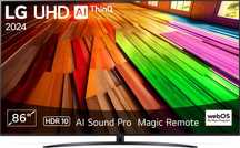 NOWOŚĆ!! Telewizor LED LG 86UT81006LA  4K UHD webOS Smart TV AI