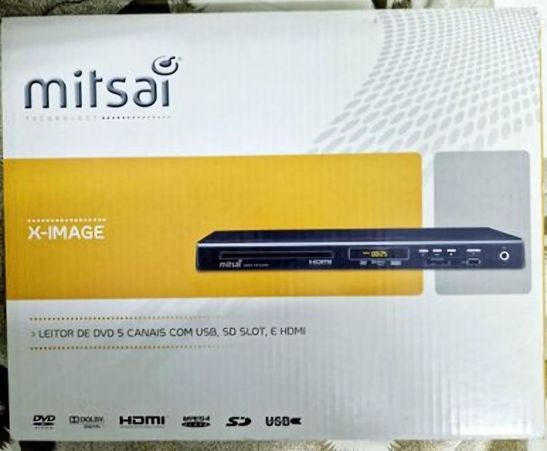 Leitor DVDs Mitsai DP831H