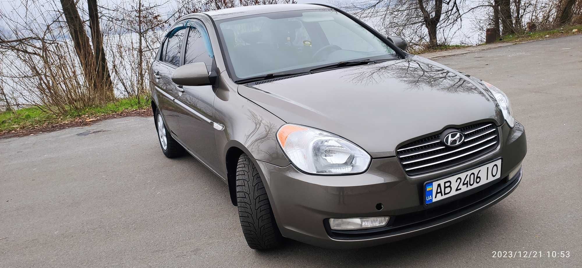 Hyundai Accent 2008 автомат 1,6 газ/бензин