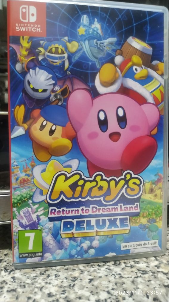 JOGO Switch Kirby Returno to Dream Land como novo  mínimo 40€