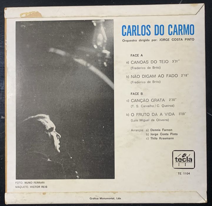 Carlos Do Carmo – Canoas Do Tejo