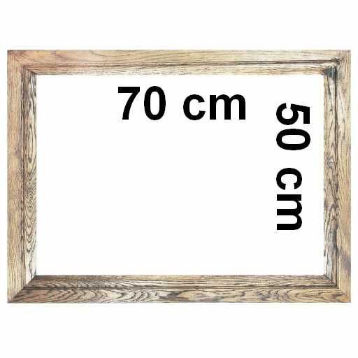 Oprawa dębowa obrazu 50x70