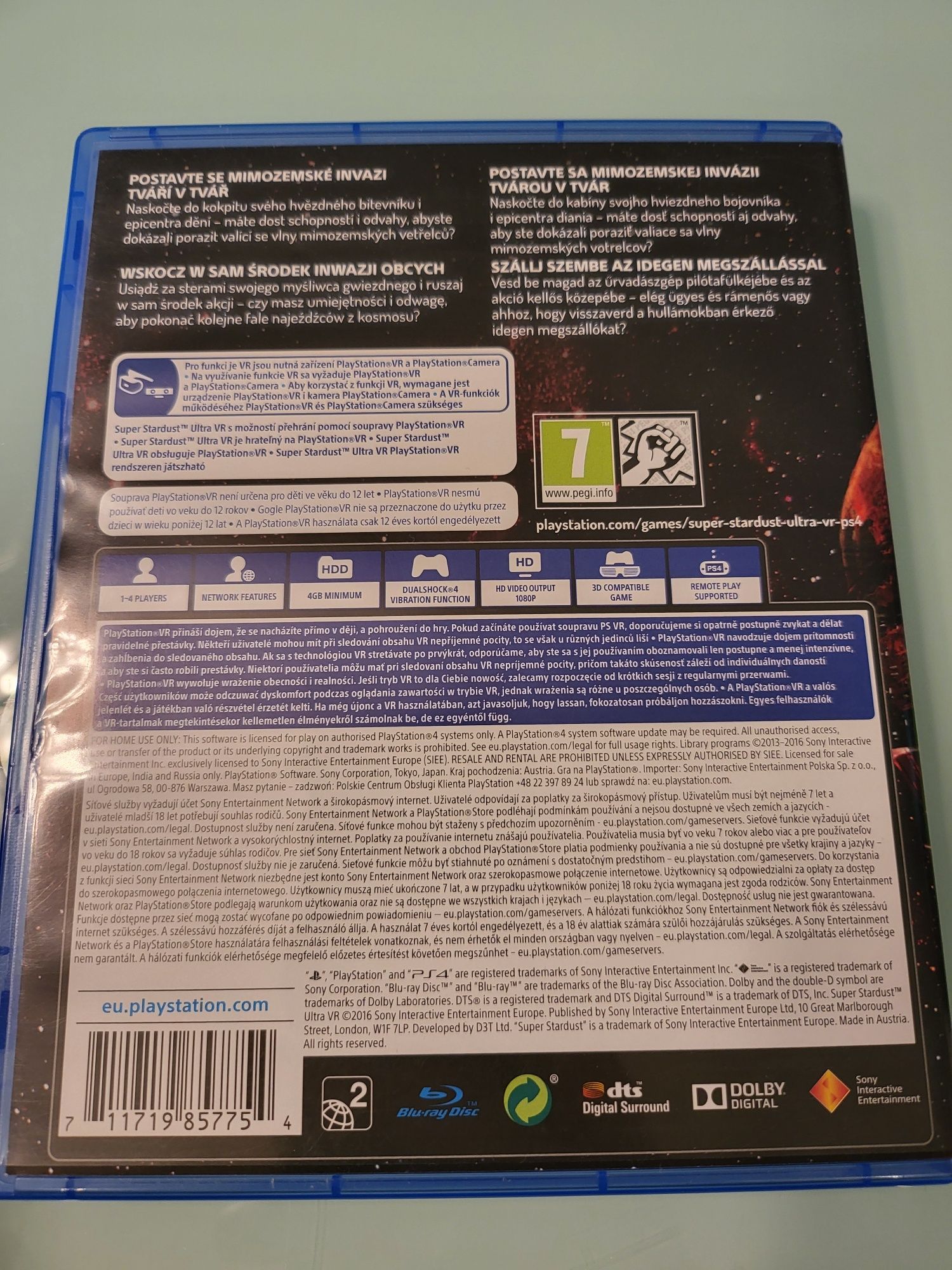Gra Super stardust ultra vr PlayStation 4
