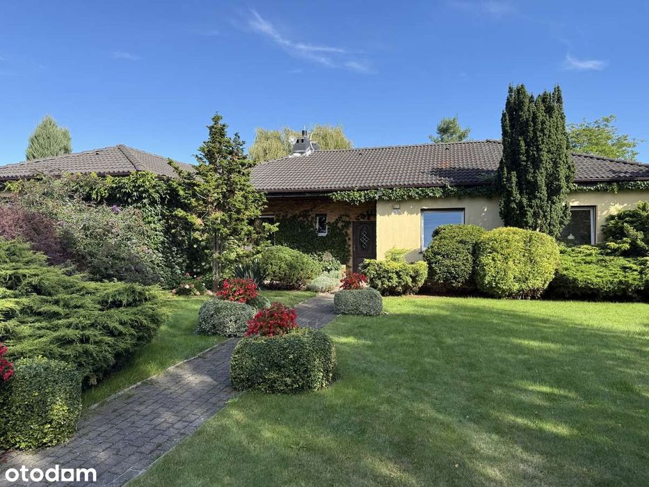 Funkcjonalny dom - relaksujący ogród