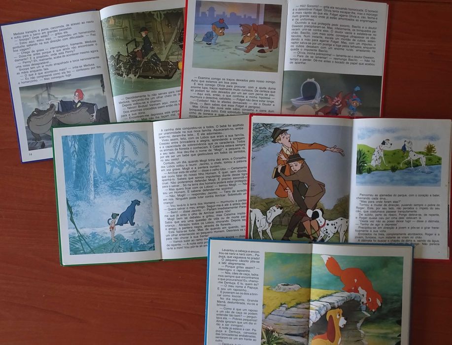 Contos Maravilhosos (Walt Disney) - 1º Edições 1987 / 1988 - 4 Livros