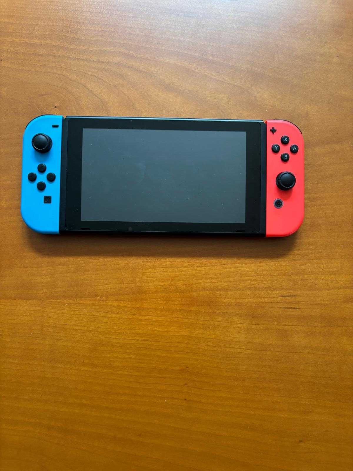 Nintendo Switch c/ Acessórios na Caixa