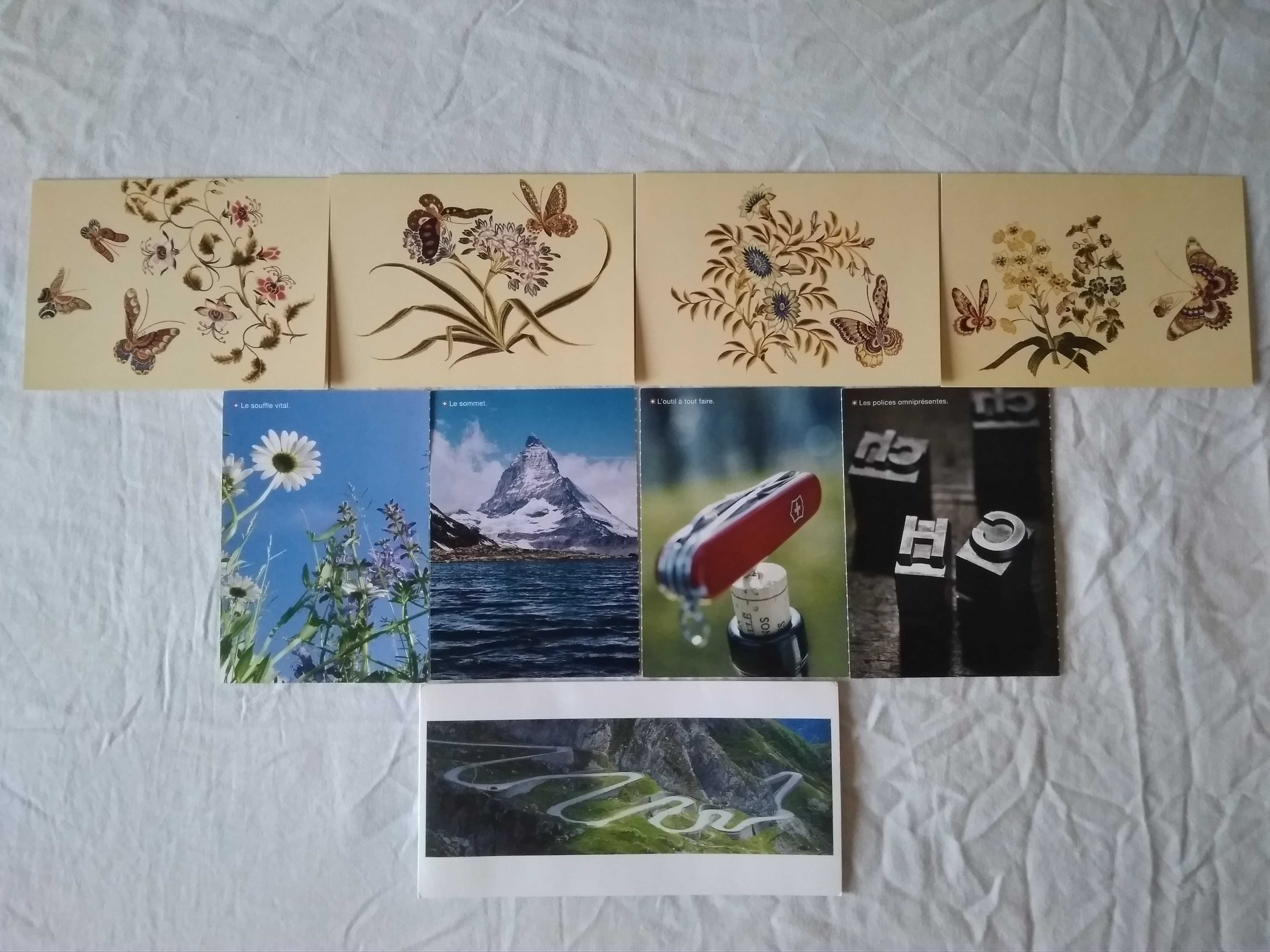 Открытки из Швейцарии, швейцарские открытки, ОБМЕН