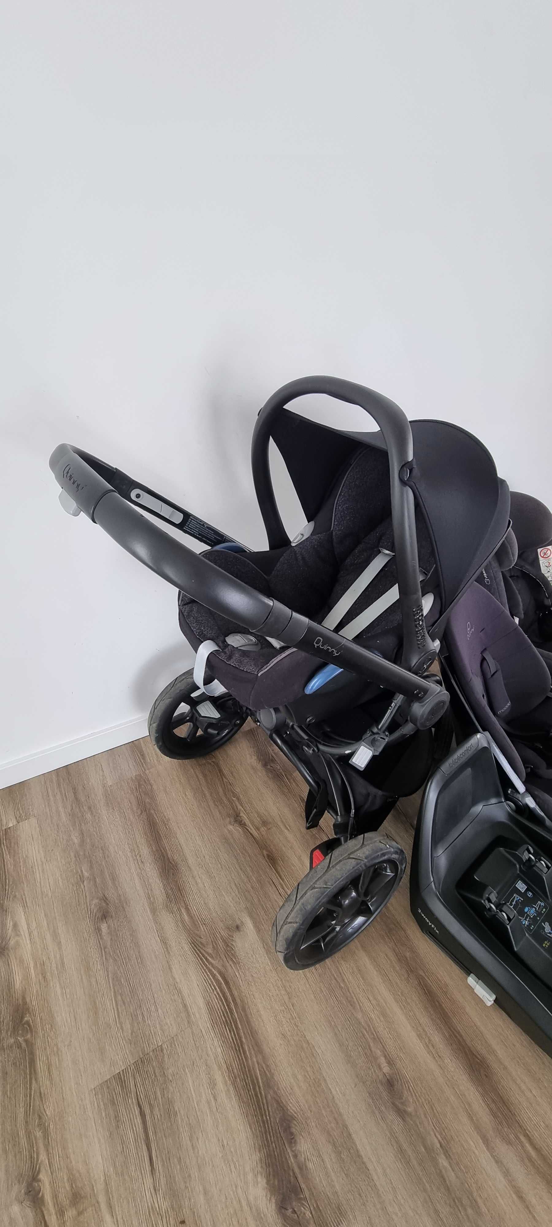 Carrinho Bebé Quinny Mood + ovo+ isofix+cadeira