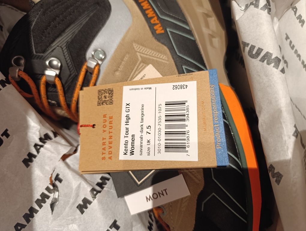 Buty Mammut Kento Tour High GTX 41 1/3 NOWE! Okazja!