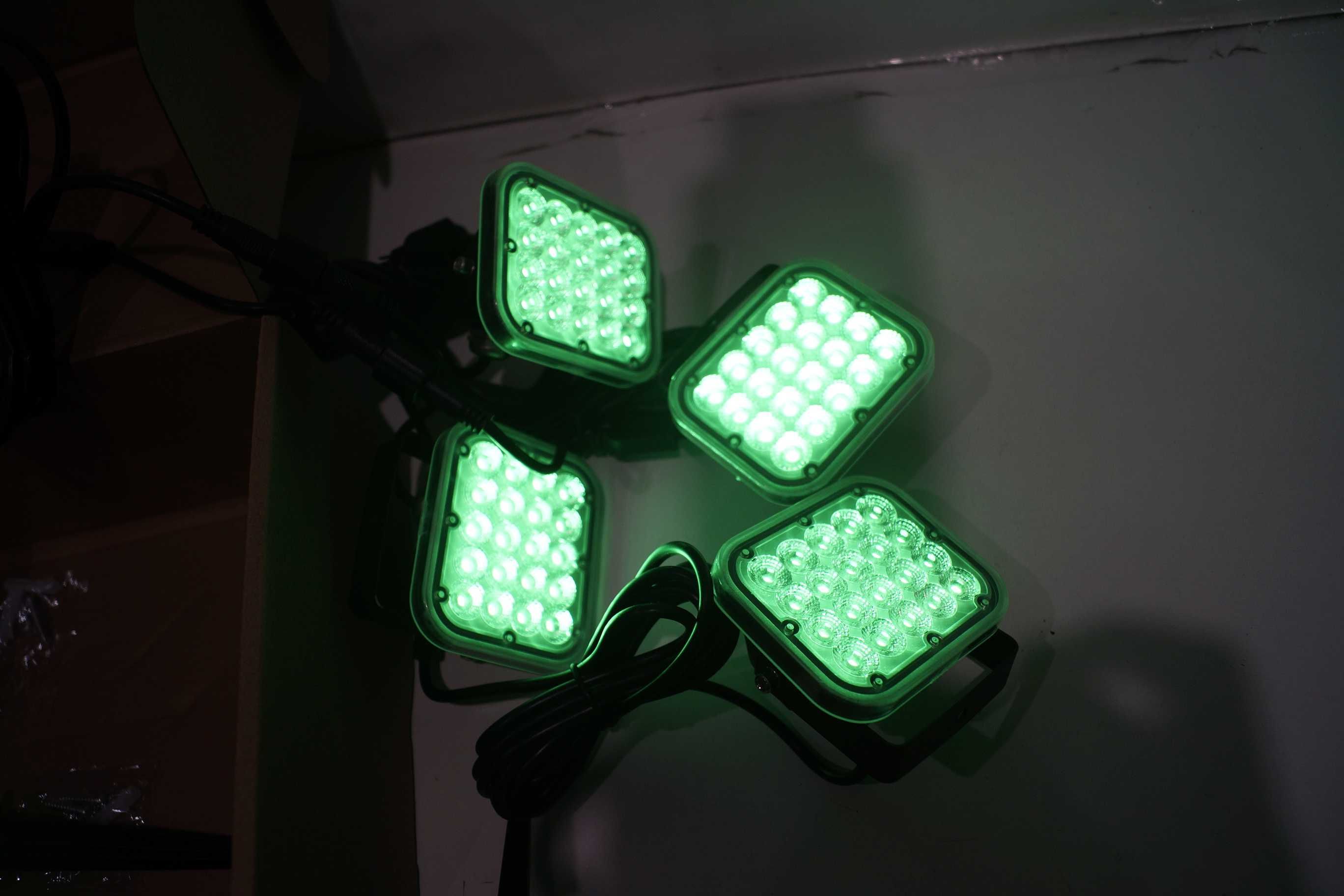 NATPOW Oświetlenie ogrodowe reflektor RGB z aplikacją Bluetooth