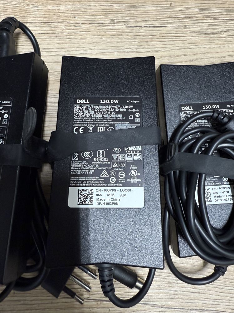 Блок живлення Dell 65W 19.5V 3.34A та 130W 19.5V 6.7A ОРИГІНАЛ