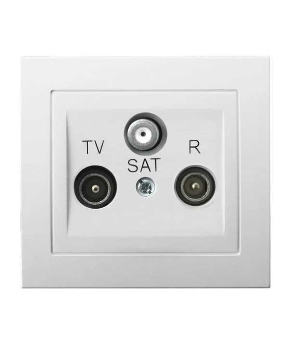 Sprzedam gniazdo TV, programator i włącznik podwójny