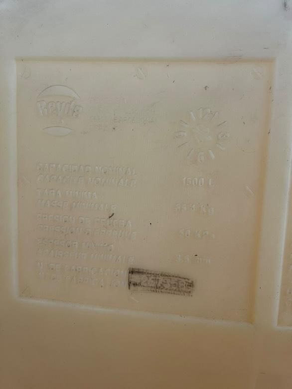 Depósito de gasóleo 1500L
