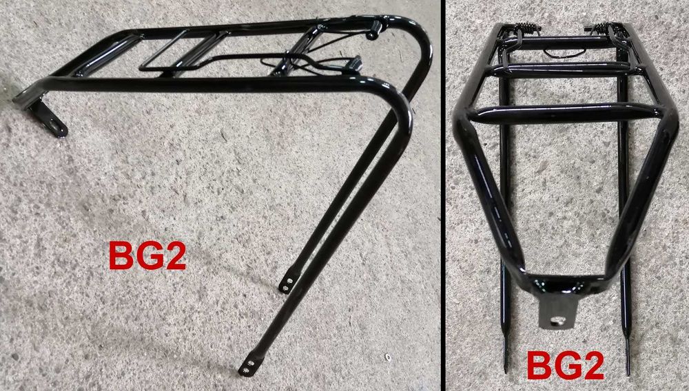 Bagageiras / porta alforges de bicicleta