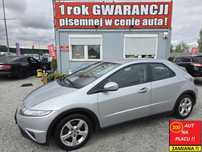 Honda civic, 2.2 Diesel, alufelgi, ZAMIANA 2007 rok, gwarancja