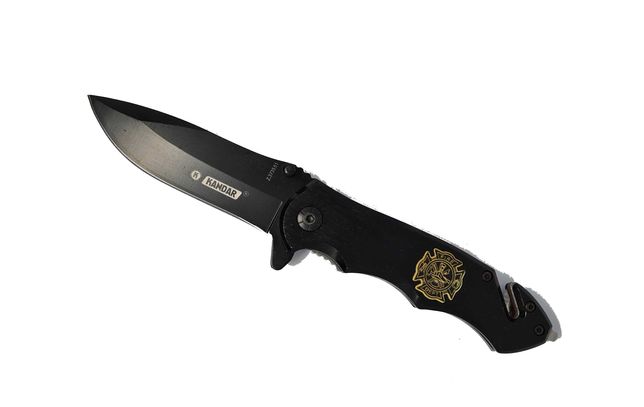 Nóż Ratowniczy KANDAR N-353B Sprężynowy