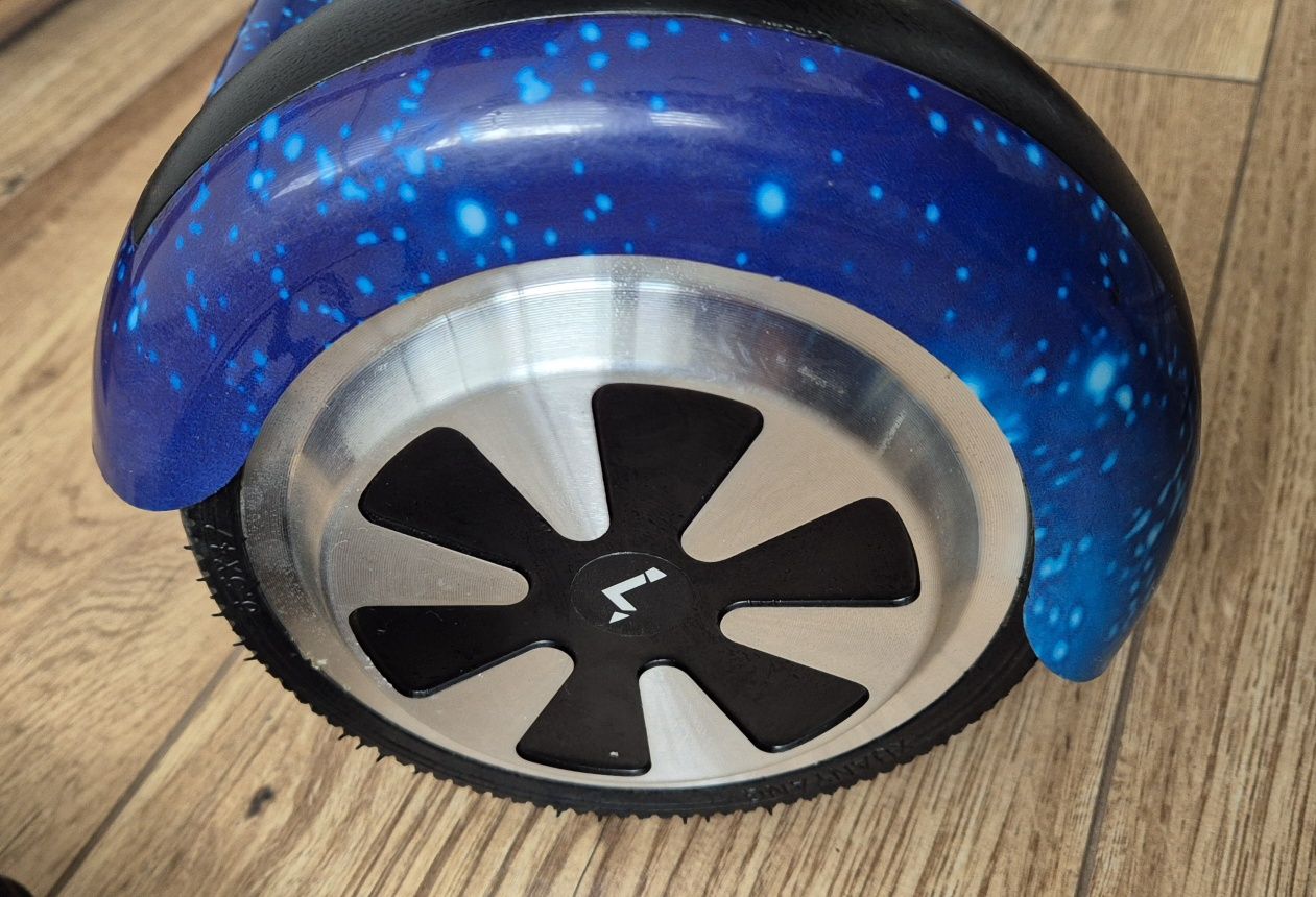 OIO Deskorolka Elektryczna Deska Space Blue 10" Świecąca dla dzieci