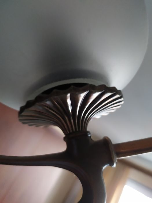 Люстра советская, металлическая