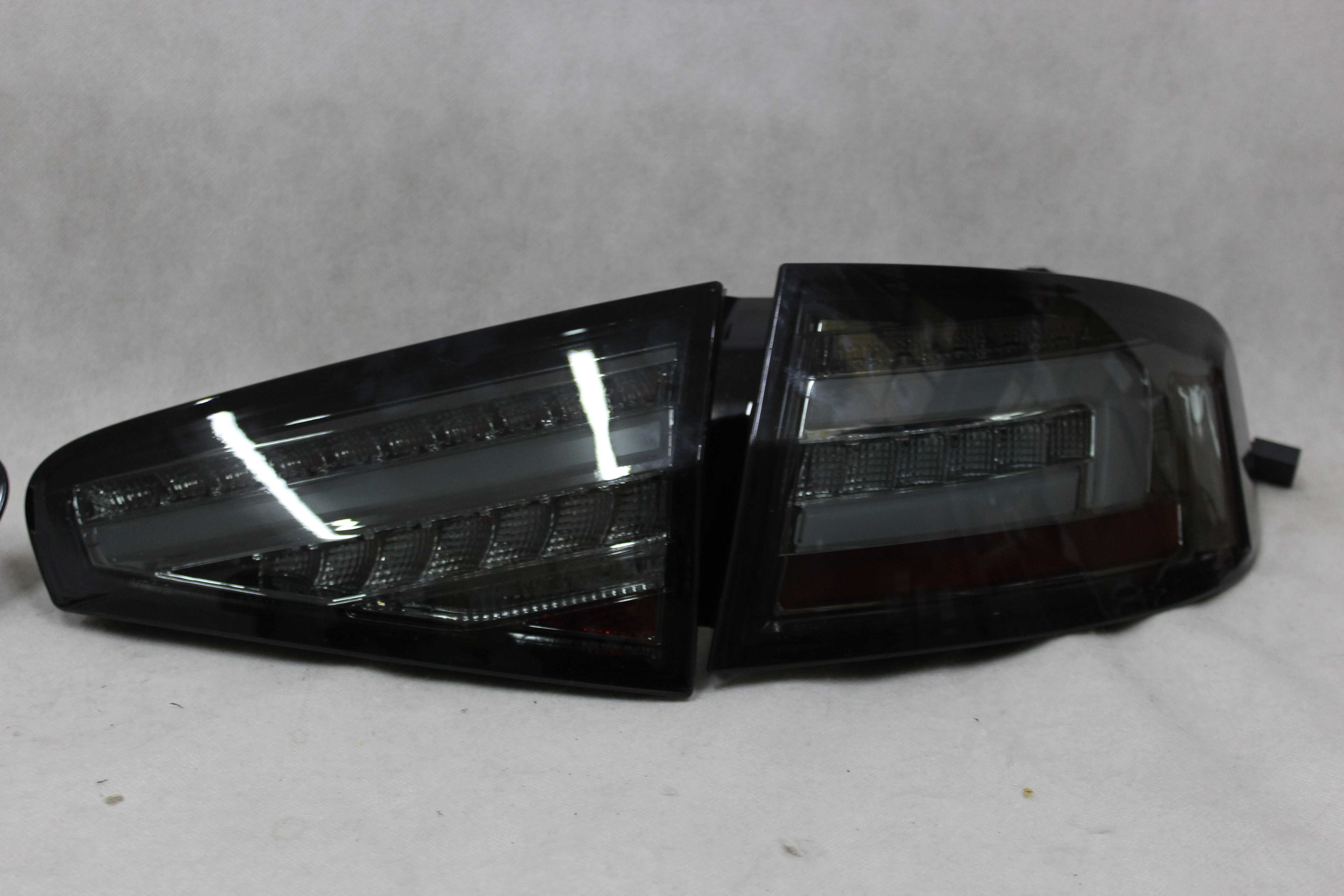 Lampy tył tylne AUDI A4 B8 12-15 LIFT Sedan LED NEON DYNAMICZNE SMOKE