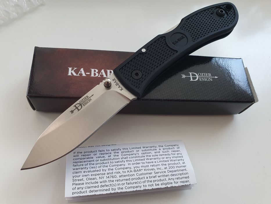 Складной нож Ka-Bar Dozier Folding Hunter 100% Оригінал!