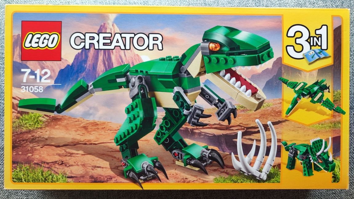 LEGO Creator 3w1 Potężne dinozaury 31058 7+