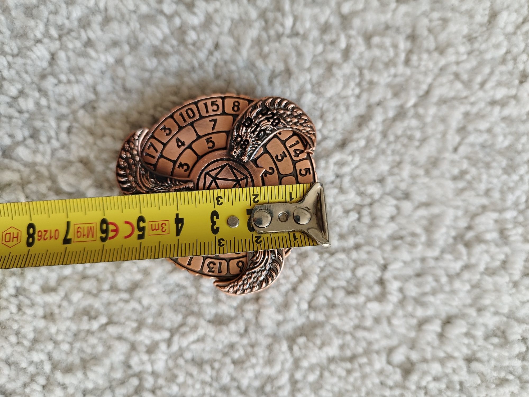 Kostki RPG metalowy spinner kostka Kości do gier planszowych D&D