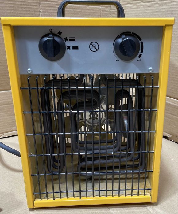 Nagrzewnica 400V 6kW 3 faz termostat 3 biegi Grzejnik Dmuchawa Farelka