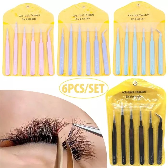 Набор пинцетов для накладных ресниц