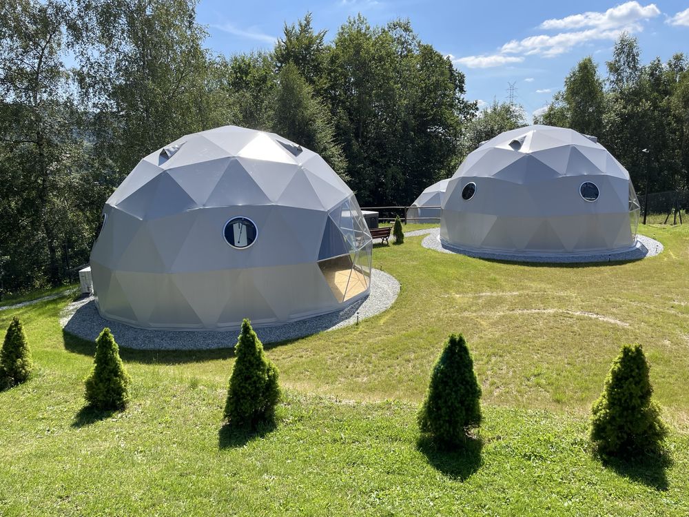 Namiot kopułowy, 7 m, kanadyjska ZIMOWA wersja, glamping