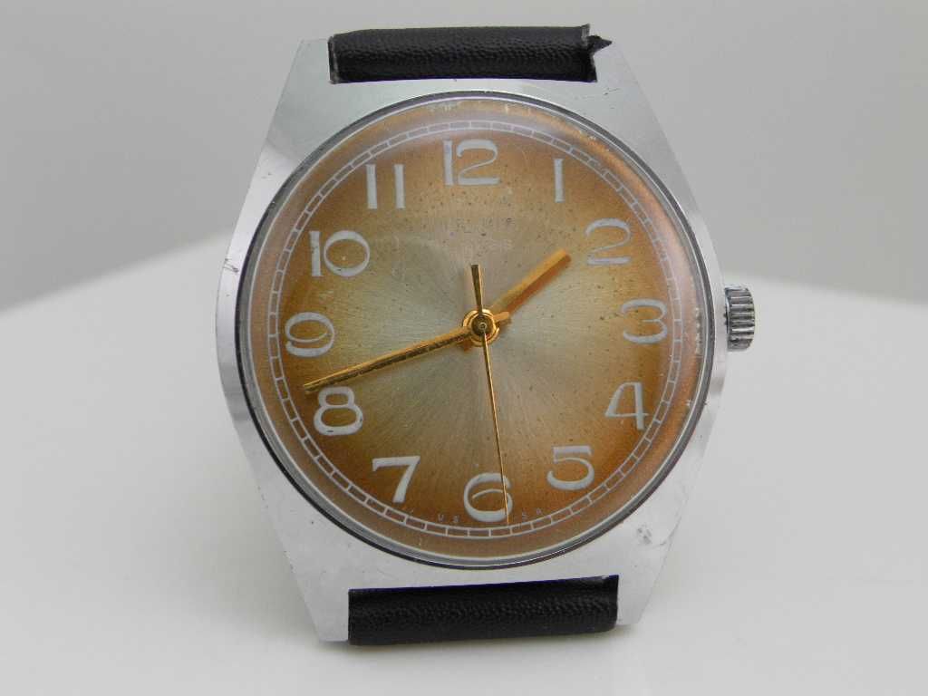 Radziecki mechaniczny zegarek POLJOT 17 kam. bocian . ZSRR - CCCP