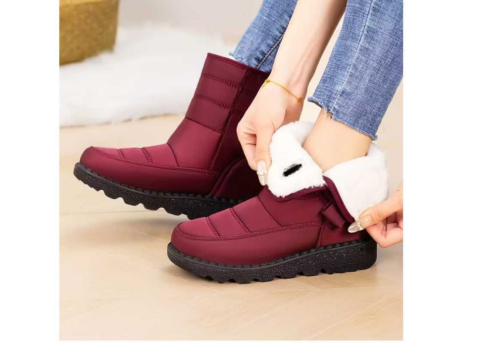 damskie buty zimowe ocieplane wysokie nowe FUKSJA/36/