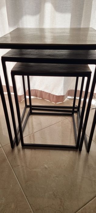 Conjunto de 3 mesas de apoio - kare design