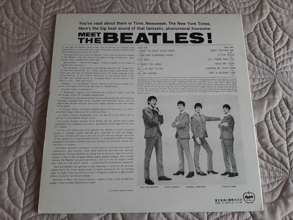 The Beatles - Meet The Beatles - Japão - Vinil LP