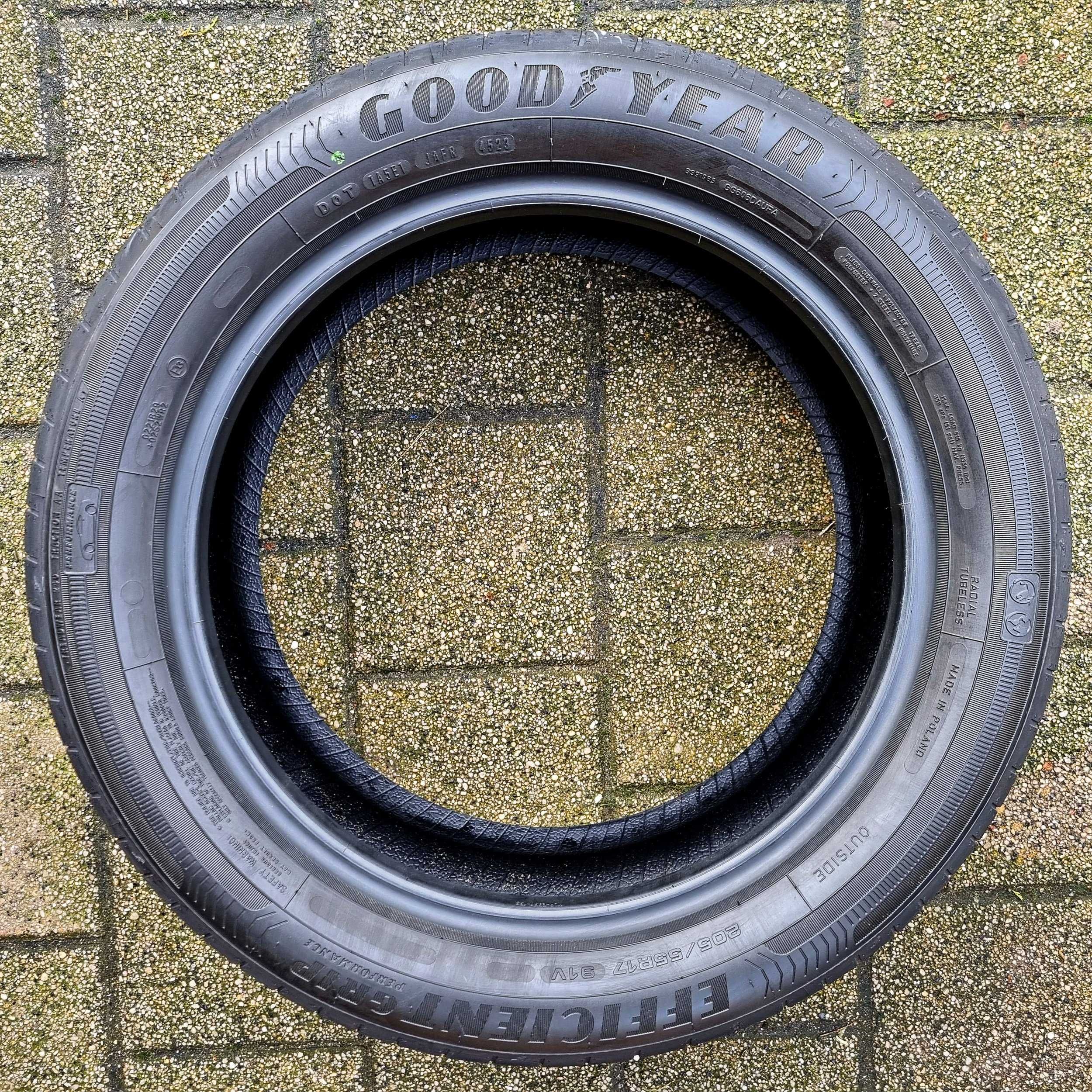 Goodyear EfficientGrip Performance 205/55R17 91V Rok 2023.45 - Nowe