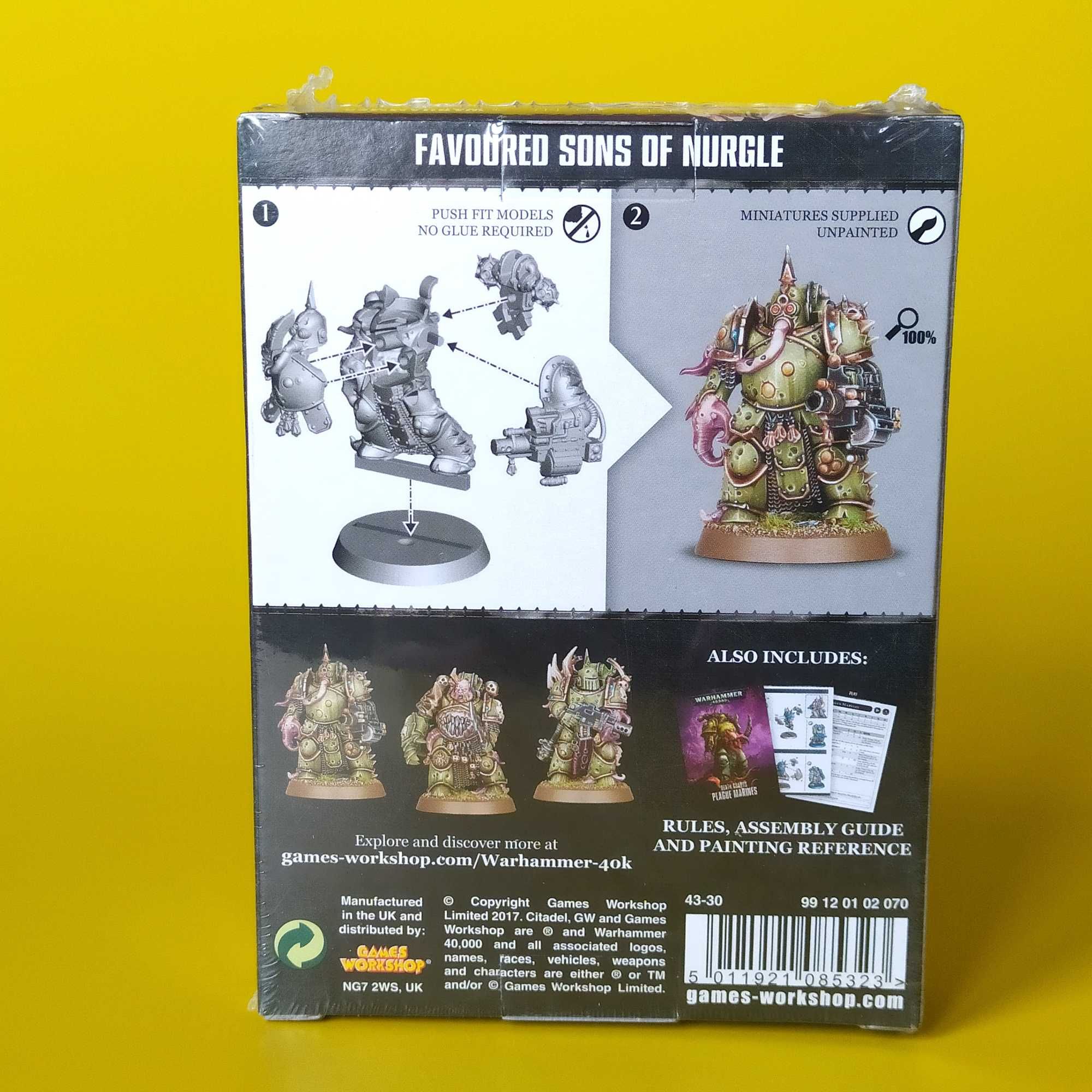 Games Workshop Warhammer 40K Easy To Build Death Guard Plague Marines